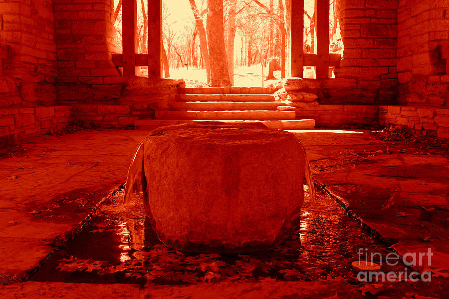 Landmark Photograph - Rendered Red by Mickey Harkins