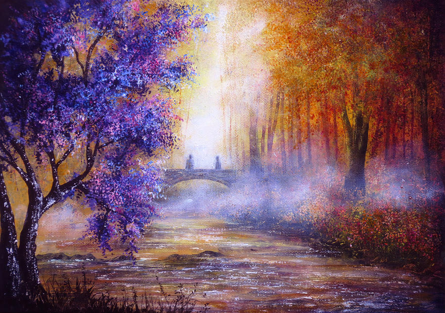 Nature Painting - Rendezvous by Ann Marie Bone