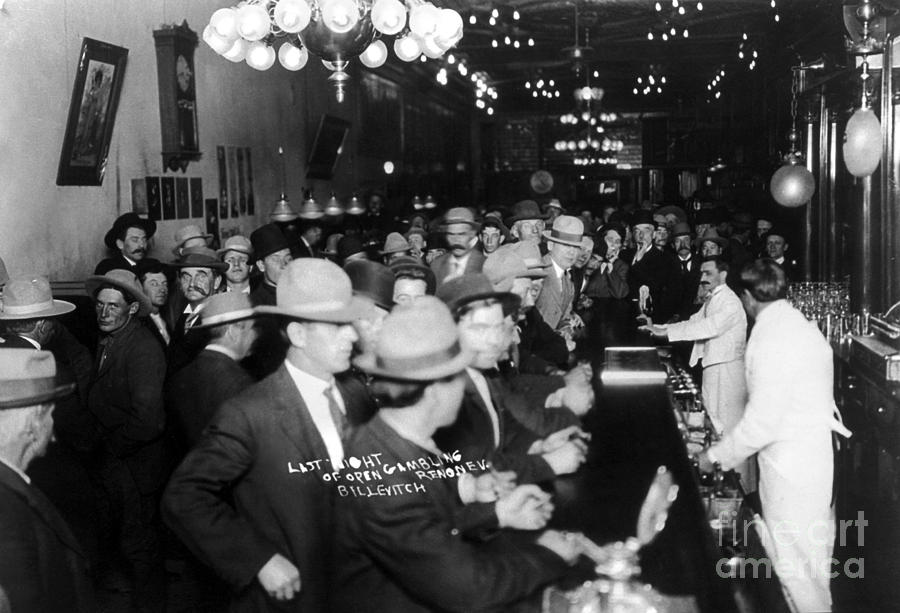 Reno: Bar, 1910 Photograph by Granger