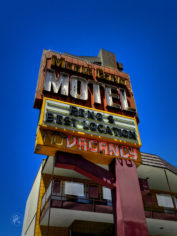 Reno Photograph - Reno - Monte Carlo Motel by Lance Vaughn