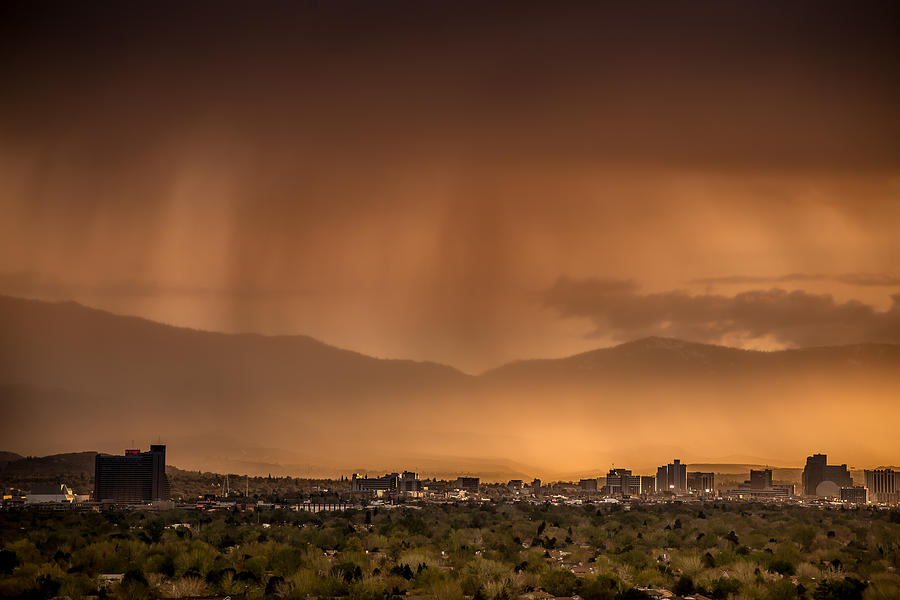 Reno Skyline Storm 5093 Photograph by Janis Knight