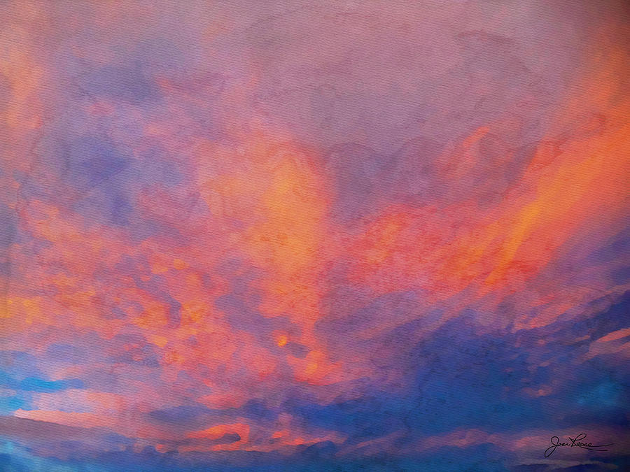 Reno Sunrise Painting by Joan Reese