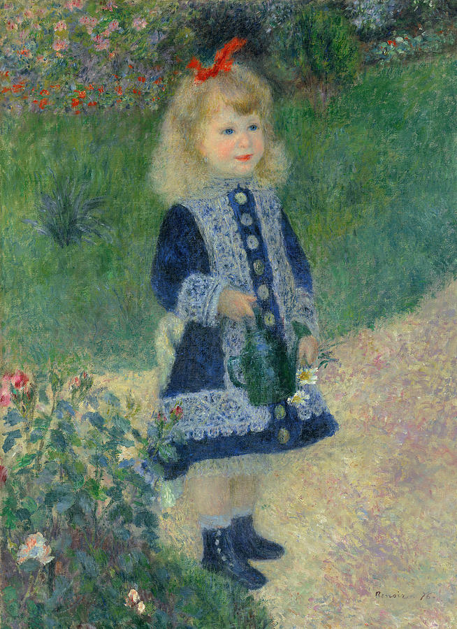 Renoir Girl, 1876 Painting by Granger