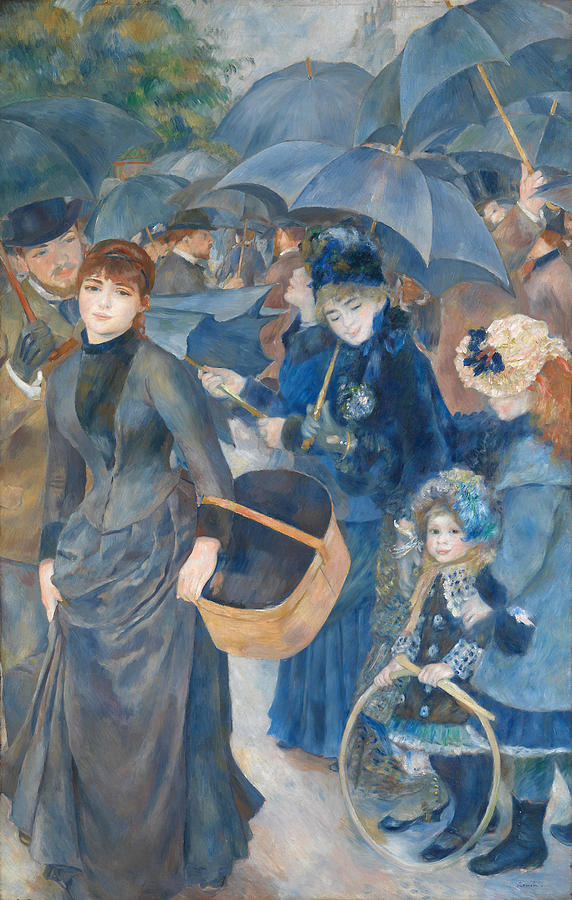 Renoir Umbrellas, C1885 Painting by Granger