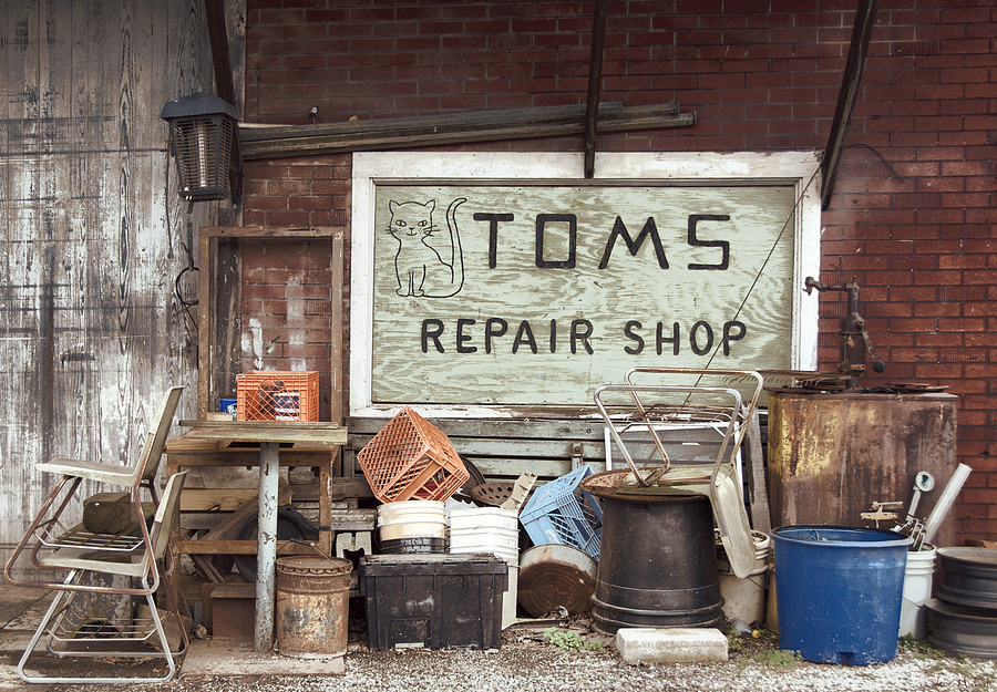 Repair Shop Photograph by Steven Michael