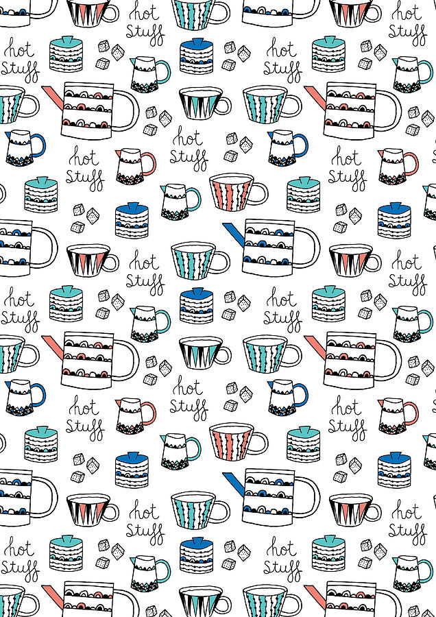 Abstract Photograph - Repeat Print - Swedish Tea Party by MGL Meiklejohn Graphics Licensing
