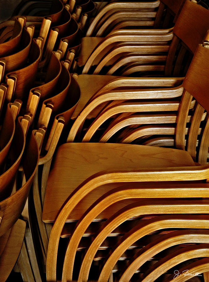 Repetitive Chairs Photograph by Joe Bonita