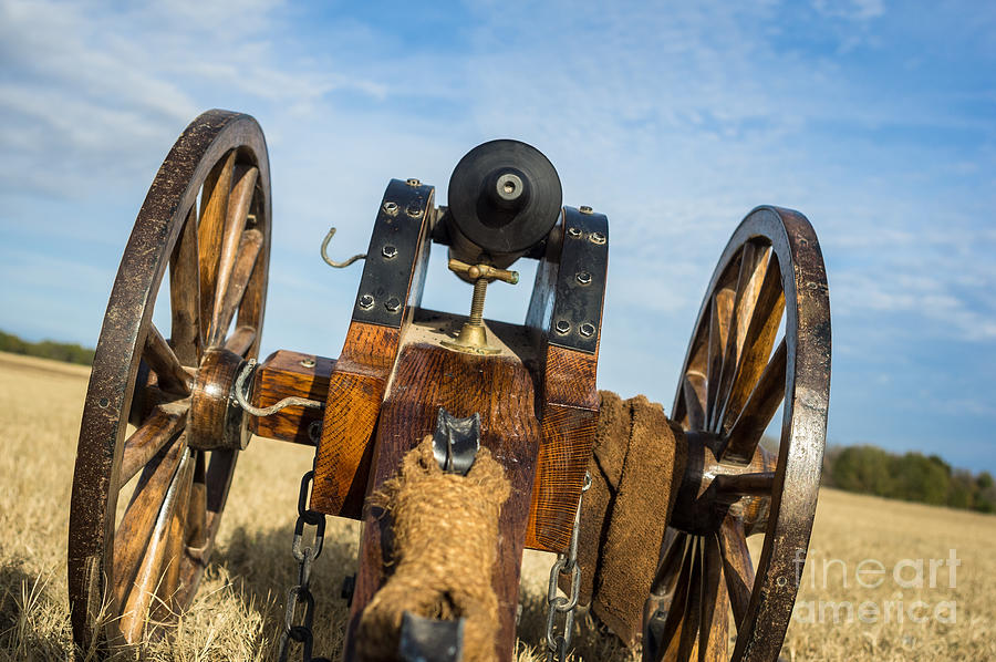 Rope Photograph - Replica Civil War Cannon by Imagery by Charly