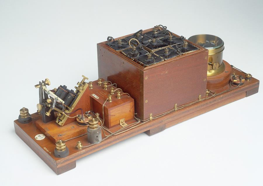 Replica Of Marconi's Wireless Telegraph Photograph by Dorling ...