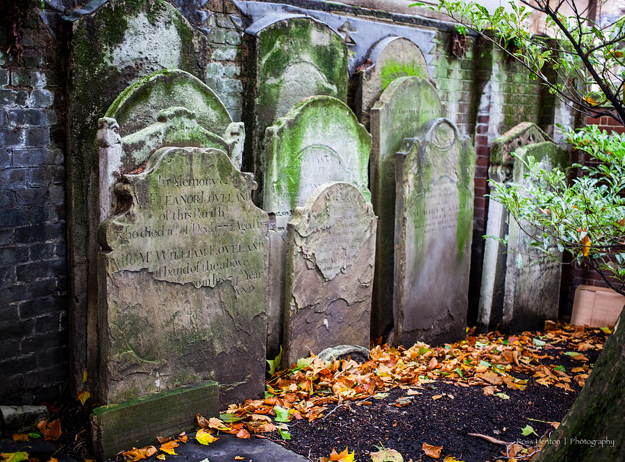 Repurposed Tombstones Photograph by Ross Henton