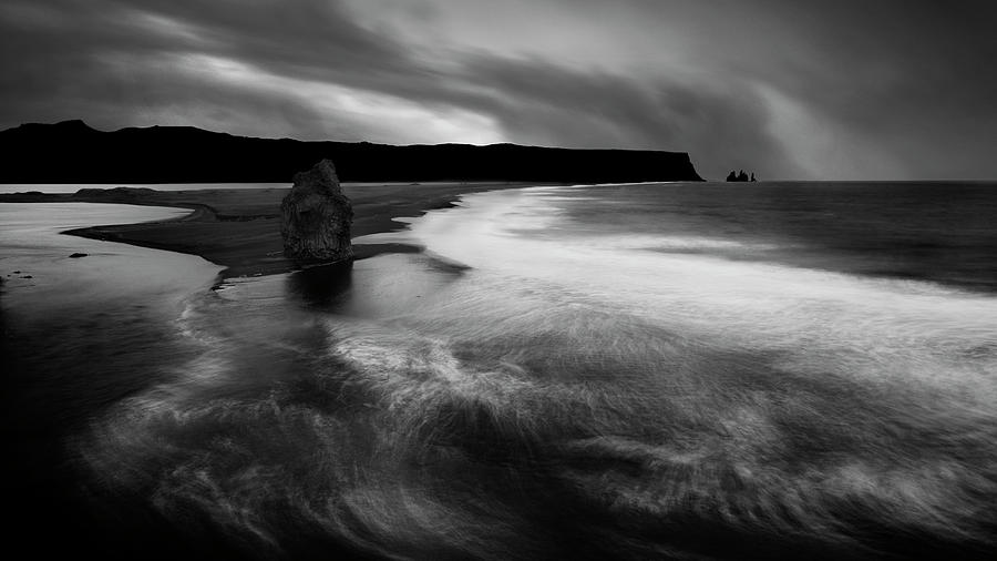 Black And White Photograph - Requiem For The Sea by Martin Cekada