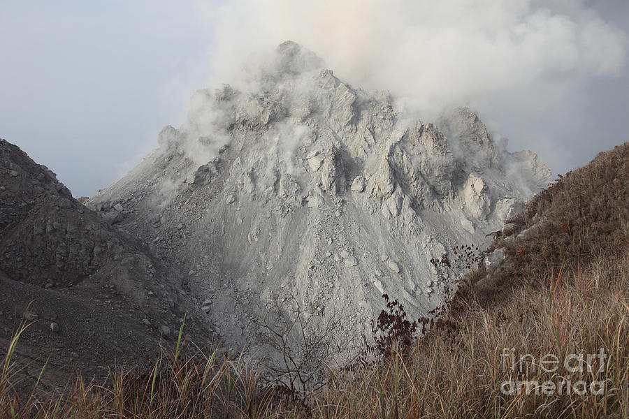 Rerombola Lava Dome Of Paluweh Volcano Photograph by Richard Roscoe