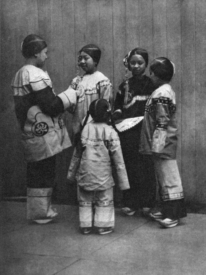 Rescued Chinese Slave Girls Photograph By Underwood Archives Fine Art