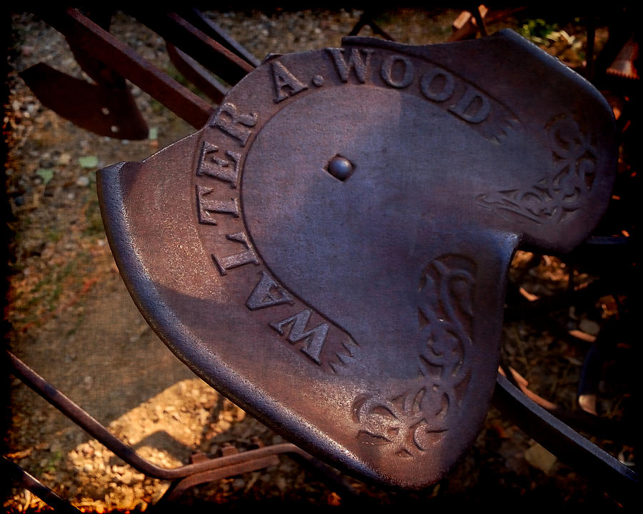 Reservered Seating - Vintage Plow Seat Photograph by Steven Milner