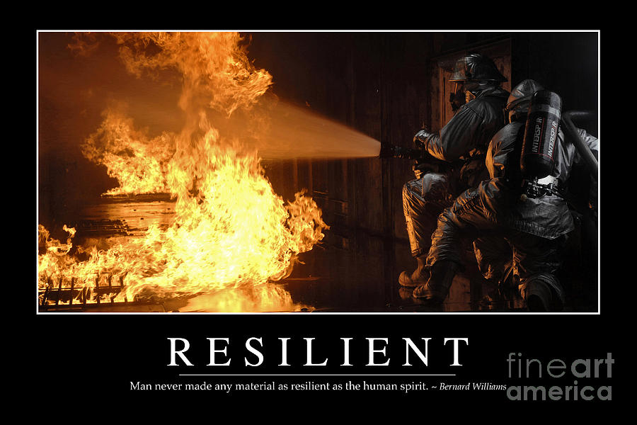 Resilient Inspirational Quote Photograph by Stocktrek Images