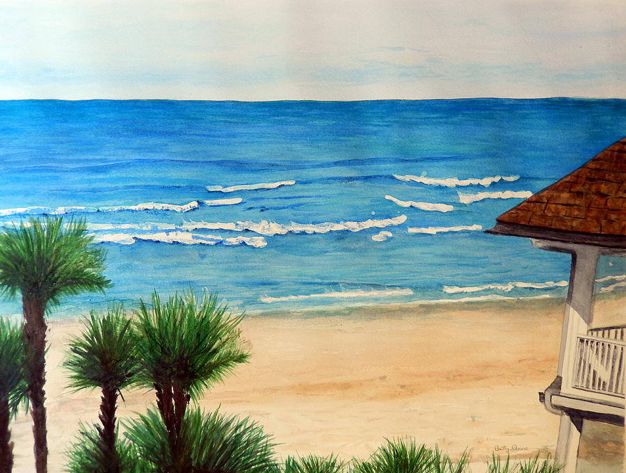 Resort View Painting by Betty-Anne McDonald