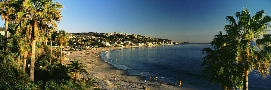 Resorts On The Beach, Laguna Beach Photograph by Panoramic Images