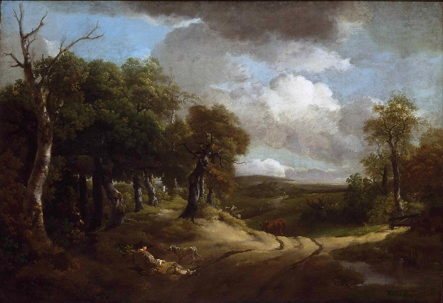 Rest by the Way Painting by Thomas Gainsborough