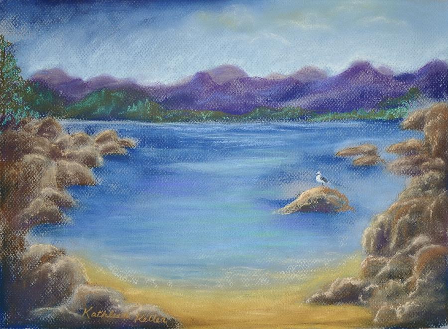 Lake Tahoe Painting - Rest for the Weary by Kathleen Keller Lake Tahoe Painting - Rest for the Weary by Kathleen Keller