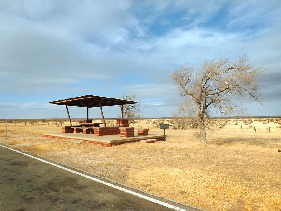 Rest Stop Somewhere In West Texas Photograph