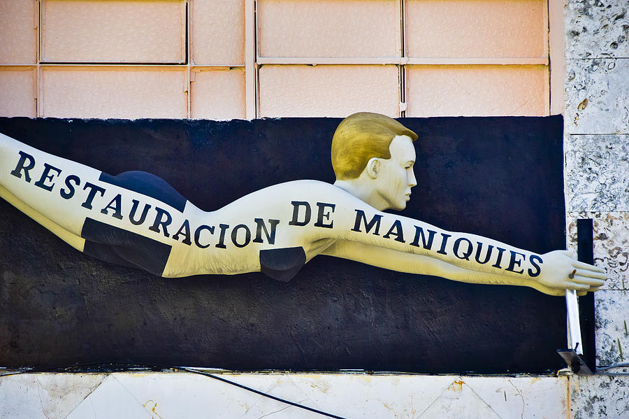 Restauracion de Maniquies Photograph by Skip Hunt
