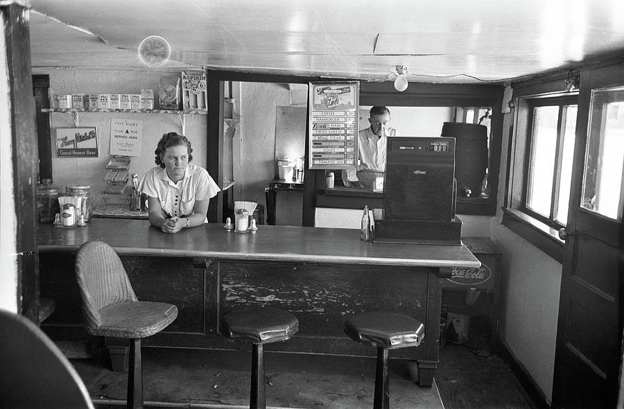 Restaurant Counter, 1939 Photograph by Russell Lee