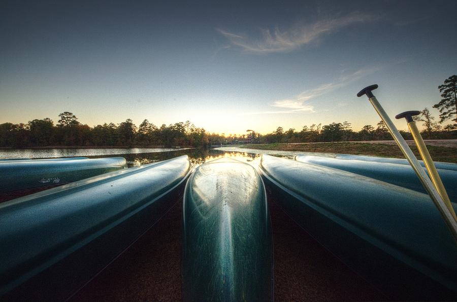 Resting Canoes Photograph by David Morefield