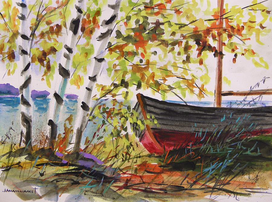 Resting Near the Cove Painting by John Williams