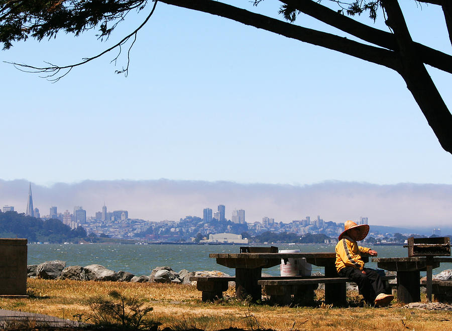 Resting On The Emeryville Penninsula Photograph by Robert Woodward