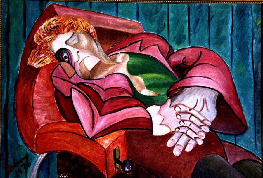 Impressionism Painting - Resting Proletariat by Vladimir A Shvartsman