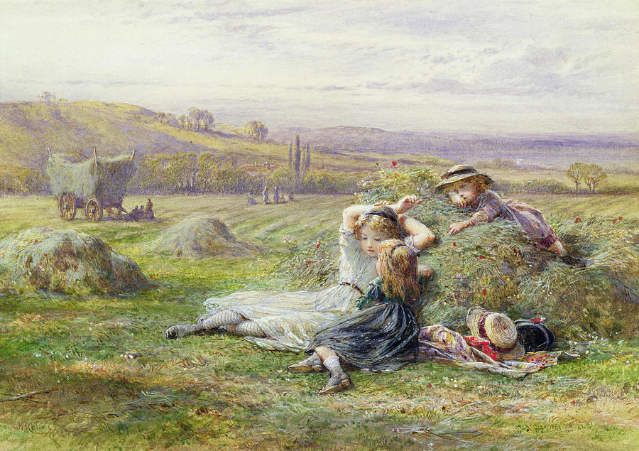 Landscape Painting - Resting by William Stephen Coleman