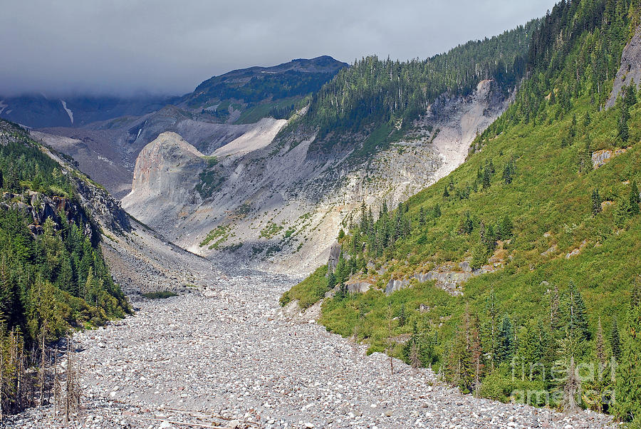 Restless Glaciers at Mount Rainier National Park Photograph by Connie ...