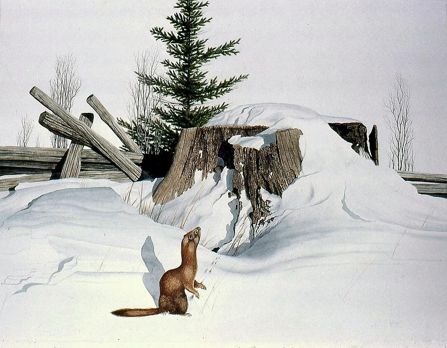 Restless Hunter Painting by Conrad Mieschke