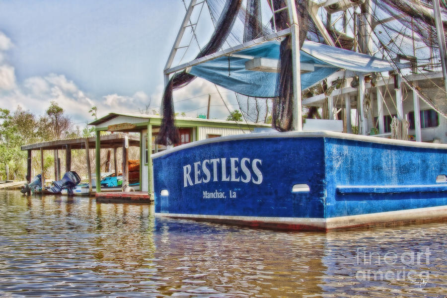 Shrimp Boat Photograph - Restless by Scott Pellegrin