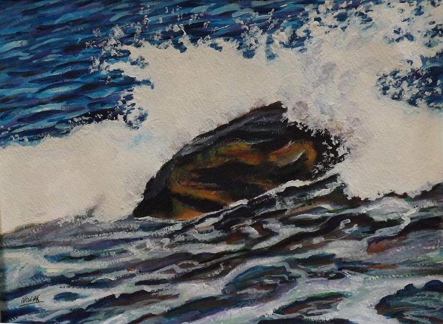 Restless Sea Painting by Richard Nowak