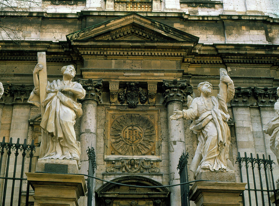 Restoration Of Acid Raindamaged Church Masonry Photograph by Simon