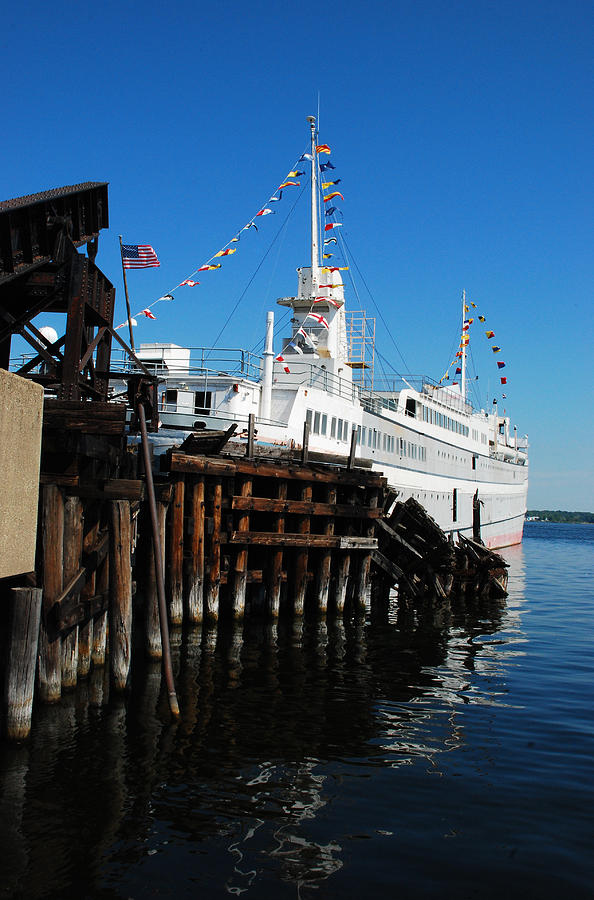 RESTORATION of the SS MILWAUKEE CLIPPER- MUSKEGON MICHIGAN Photograph by Janice Adomeit
