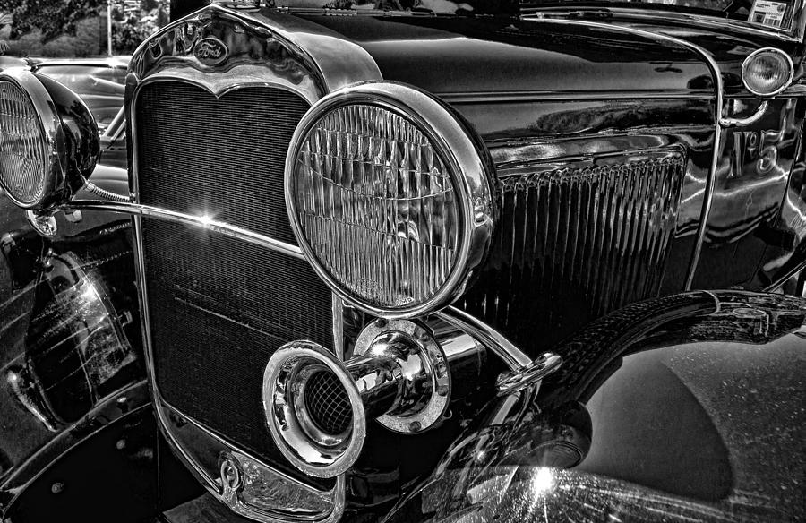Car Photograph - Restored 1930 ford Sedan by Ron Roberts