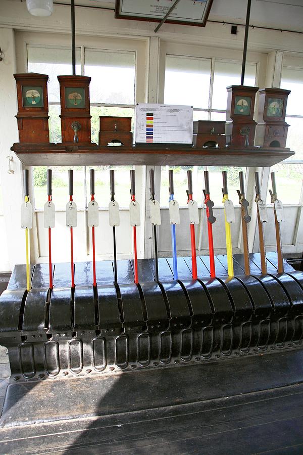 Restored Railway Station Signal Box Photograph by Victor De Schwanberg/science Photo Library