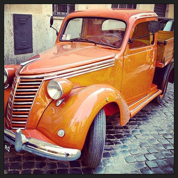 Restored Vintage Fiat, 1950; Roma Photograph by L. Chris Curry