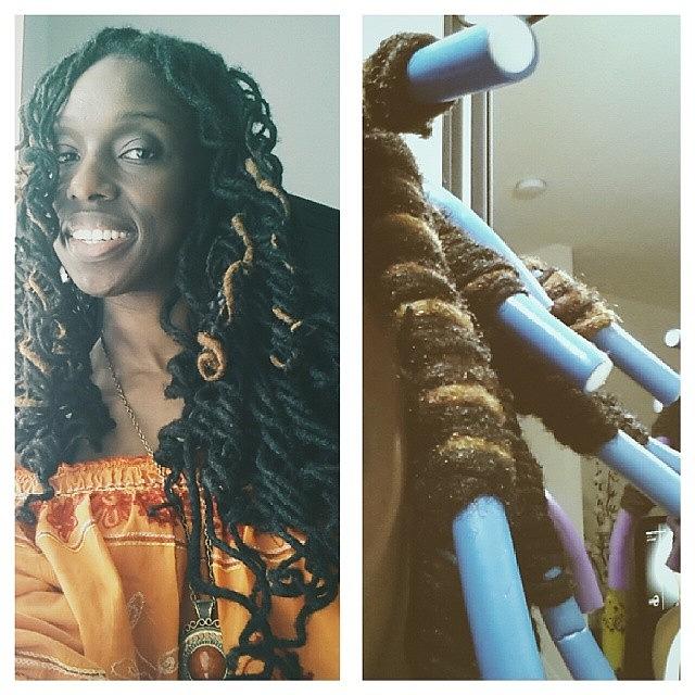 Longhair Photograph - Results Are In. Curls Without Setting by Latrenia Bryant