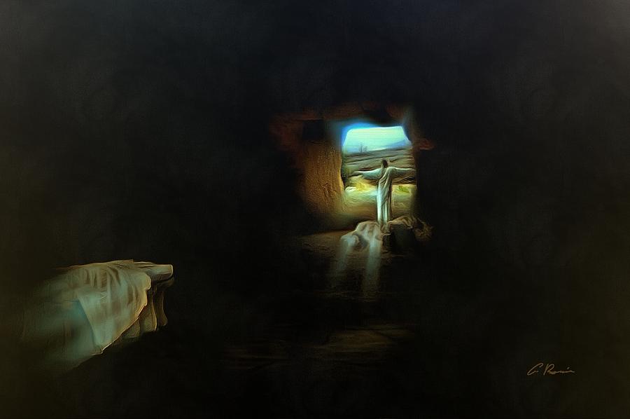Resurrection Painting by Charlie Roman