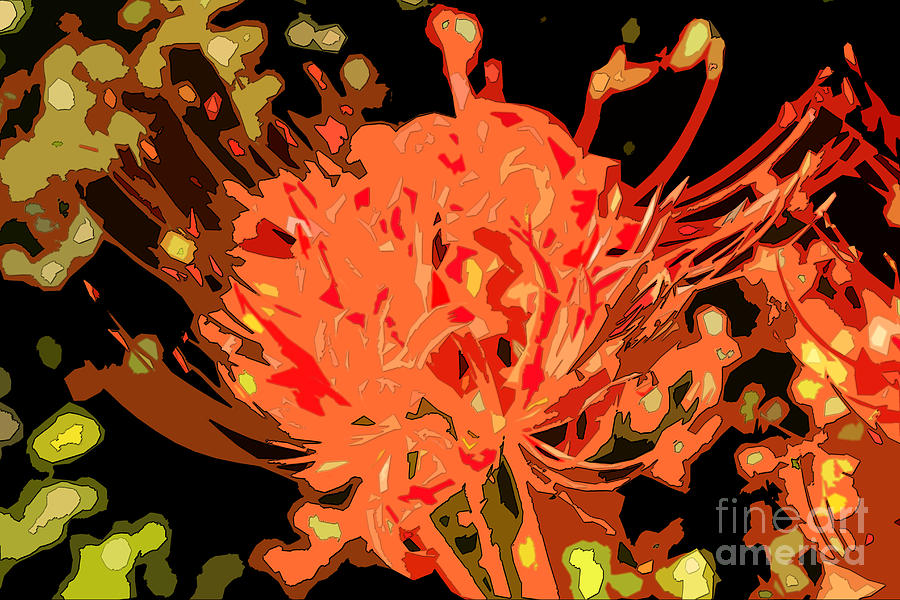Resurrection Lilies in Autumn Hues - Part II Digital Art by Beverly Claire Kaiya