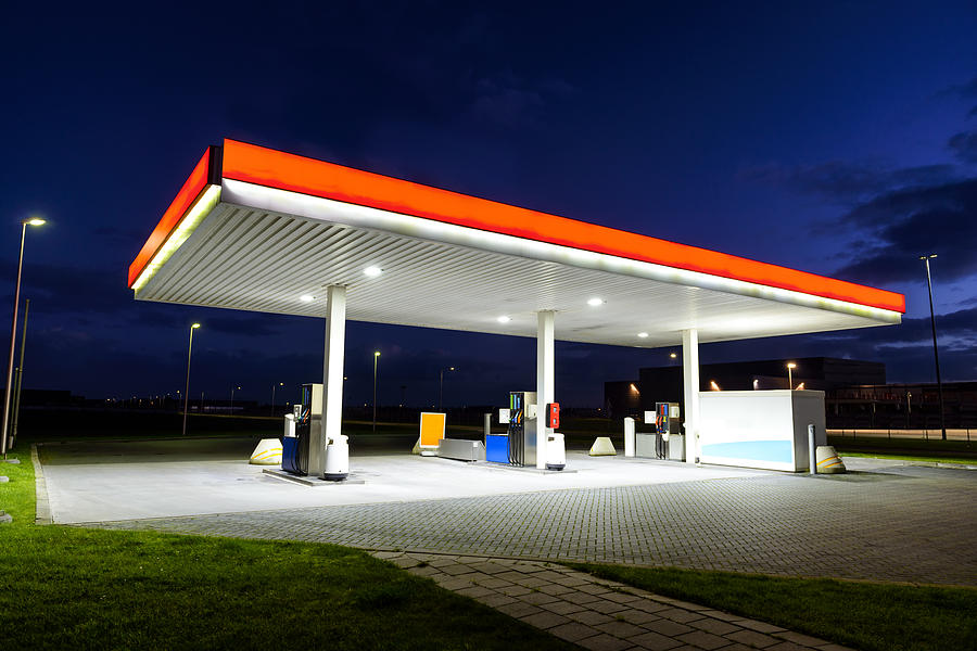 Retail Gasoline Station Photograph by Sjo