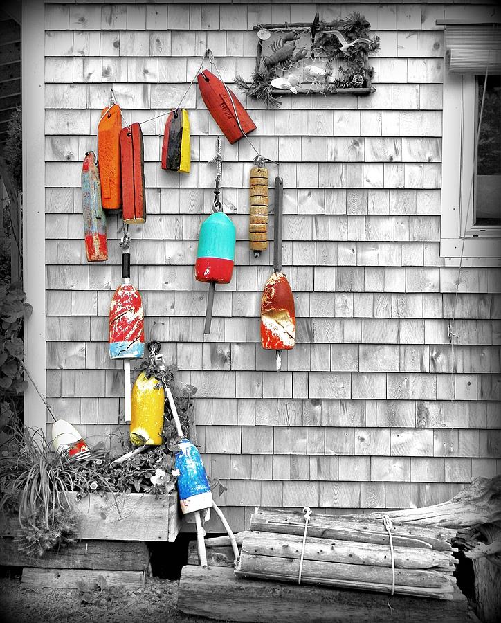 Retired Buoys Photograph by Jean Goodwin Brooks