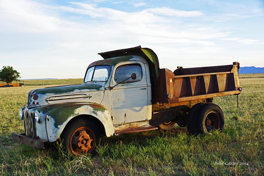 Relic Photograph - Retired dump truck by Julie Carter