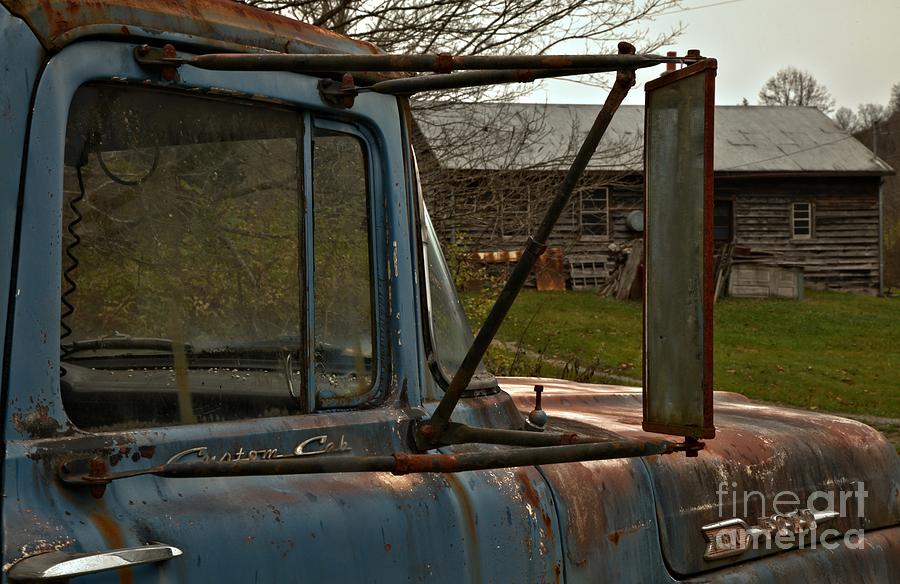 Retired Ford F-600 On The Farm Photograph by Adam Jewell