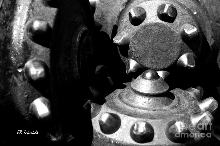 Retired Machines 07 - Drill Bit Photograph by E B Schmidt