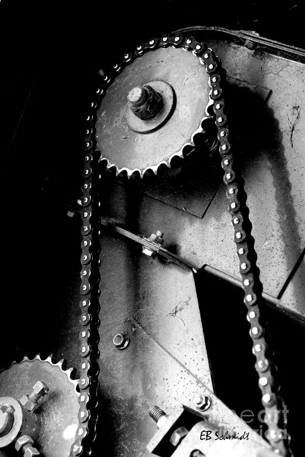 Retired Machines 10 - Chain Drive Photograph by E B Schmidt