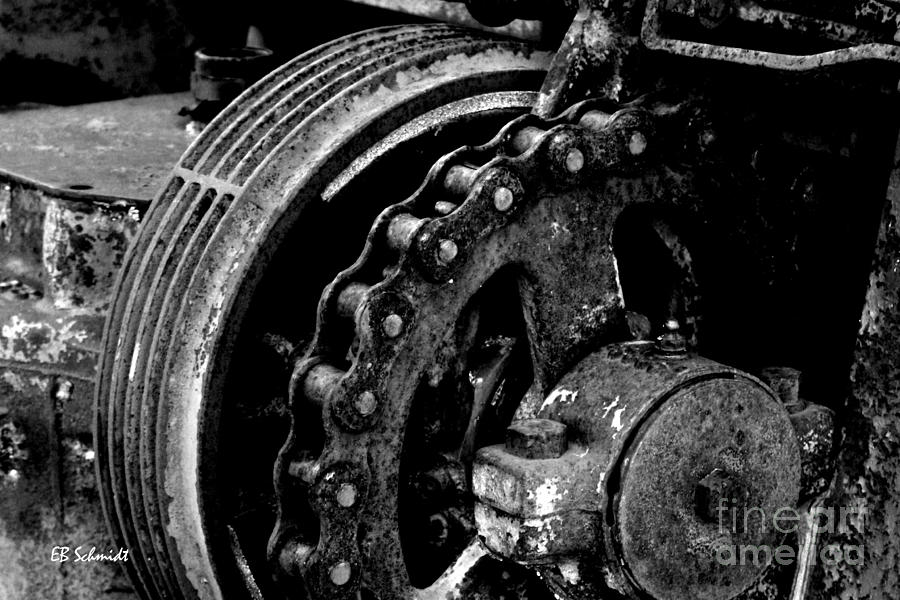 Retired Machines 12 - Sprocket Photograph by E B Schmidt